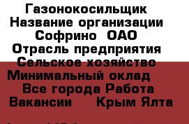 Газонокосильщик › Название организации ­ Софрино, ОАО › Отрасль предприятия ­ Сельское хозяйство › Минимальный оклад ­ 1 - Все города Работа » Вакансии   . Крым,Ялта